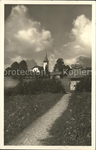 Aeschi spiez dorfblick - aeschi, mit