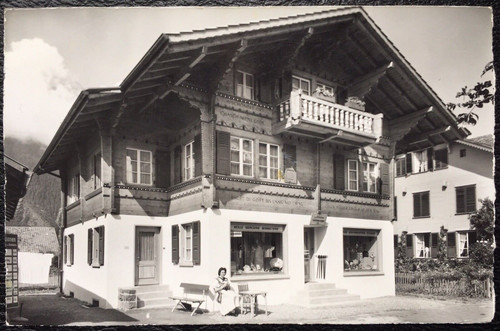 Ansichtskarte haus wollstube - haus,