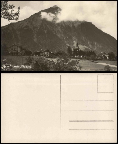 Ansichtskarte aeschi bei spiez - bei,