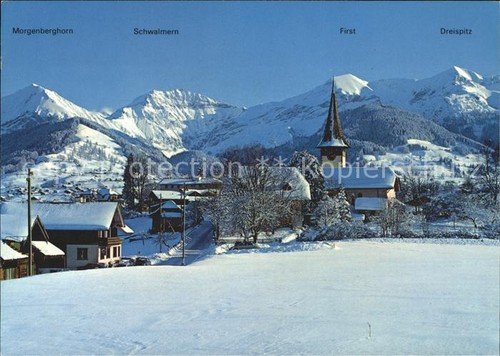 Aeschi spiez ortsansicht mit - aeschi,