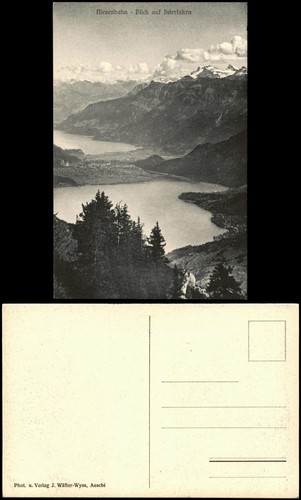 Ansichtskarte interlaken - ansichtskarte,