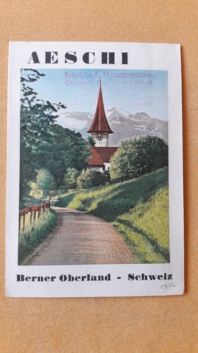 Altes reise prospekt aeschi - reise,
