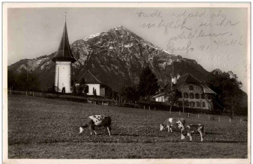 Aeschi landschaft mit niesen - -,