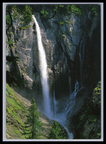 Ansichtskarte pochtenfall - ansichtskarte, im